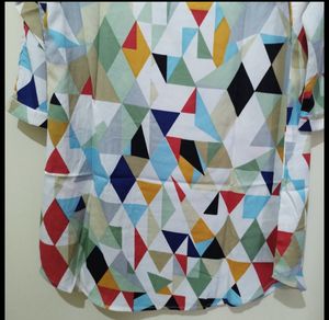 Ruhaans multicolour printed tunic top