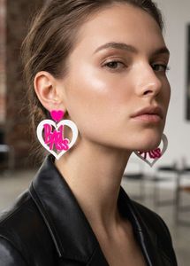 New Heart Shaped "Bad Ass" Statement Earrings