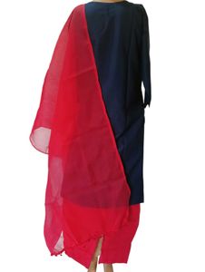 New Elegant Printed Kurta Set with Dupatta