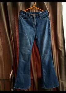 Navy blue Bootcut jeans for women
