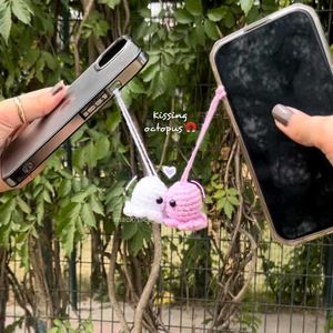 Cute Crochet phone charms 😻