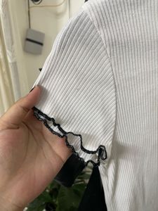Influential Millennial Ribbed Top