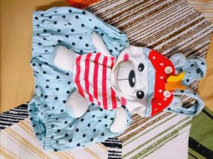 Baby Girl Cute Bear Pajamas