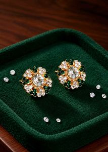 🌿 Green Statement Studs
