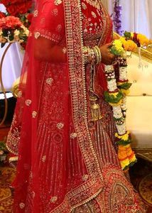 Full Jaari Work Designer Bridal Lahenga