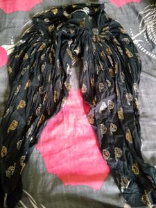 Black salwar suit with Floral Print