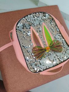 Sparkly Sequin Bunny Backpack