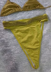Sexy Golden Bikini Set
