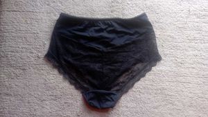 Black Lace Detail Briefs