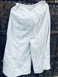 Women's White Palazzo Pants