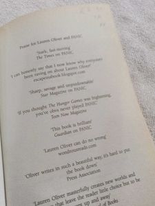Panic by Lauren Oliver original book