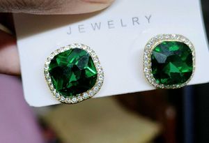 Emerald Stud Earrings