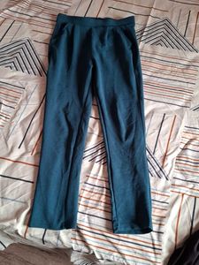 Teal Blue Comfortable Trousers