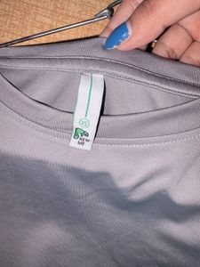 Light Grey Long Sleeve Top