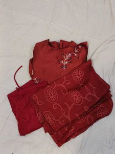 Elegant maroon Kurta Set