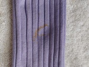 Lavender Ribbed Lettuce Trim Top