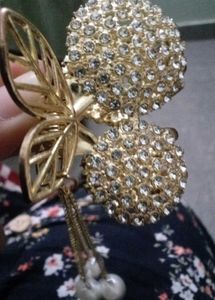 Chic Rhinestone Butterfly Hair Claw