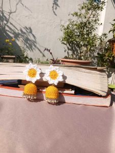 Crochet Jhumka Earrings