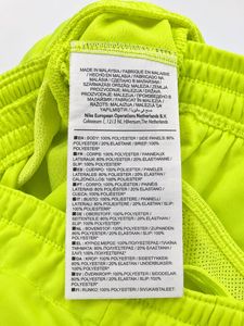 Neon Yellow Nike Running Shorts