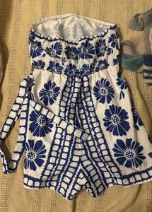greece vibes tube jumpsuit