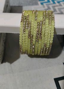 Lime Green Beaded Bangles Set✨❤️