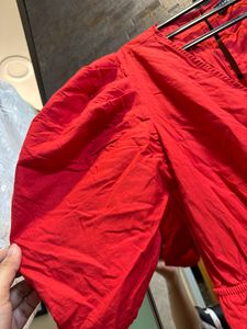 Sassafras Red Tapered Leg Jumpsuit