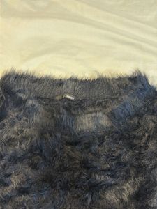 Black Fuzzy Off-Shoulder Sweater
