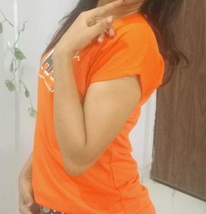HRX Orange brand new gym T-Shirt