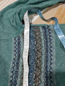 Men's Teal Fair Isle Sweater
