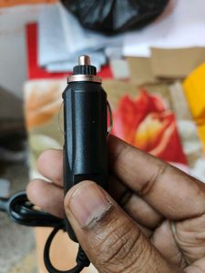 Car DC Power Adapter Cable with Wire - Black
