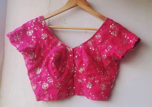 Pink Sequence Blouse