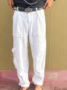 Men's White Carpenter pants