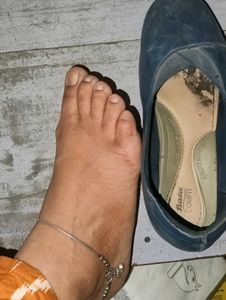 Blue Ballet Flats