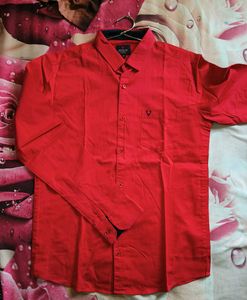 RED FULL SLEEVES SHIRT FOR MENS