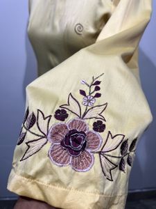 Yellow Floral Kurta