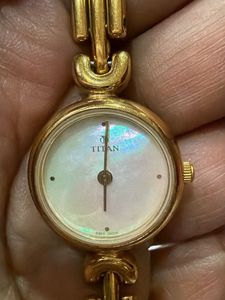 Titan Mother-of-Pearl Dial Bracelet Watch