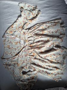 Sheer Floral Print Blouse