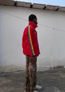 Y2K thermal Red Puffer Jacket