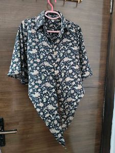 Women's Black Floral Co-ord Set