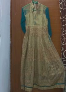Elegant Embroidered Anarkali Kurta