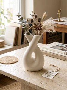 Unique White Ceramic Vase