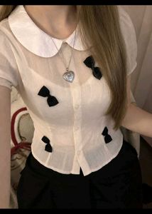 🎀🕊️ Coquette White Baby Doll Top 🕊️🎀