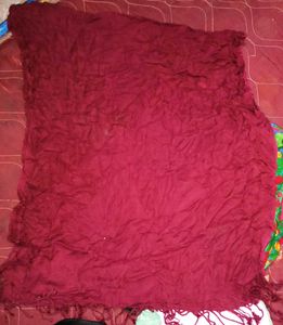 Pastel Lounge Pants Set:2 with maroon dupatta