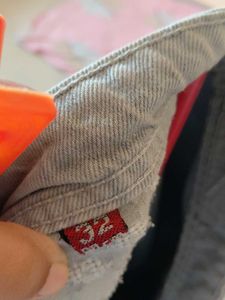 Light Gray Denim Jeans Mom fit