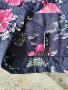 Floral Print Button-Up Shirt