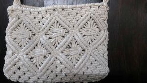 Handmade Macrame Crossbody Bag