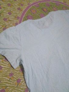Light Blue Puff Sleeve Top