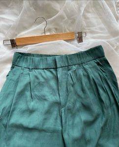 Zara Teal Wide Leg Pants