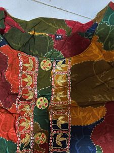 multicolour Patchwork Kurta set