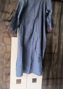 Blue Embroidered Kurta
